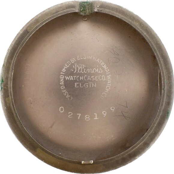 Vintage Elgin Military 15 Jewel Men's Mechanical Wristwatch 554 USA w Star Dial - Picture 7 of 10